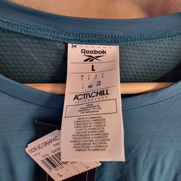 NWT Men's t-shirt size L Reebok - Picture 4 of 7